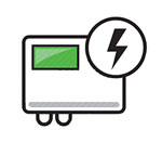 solar power inverter icon