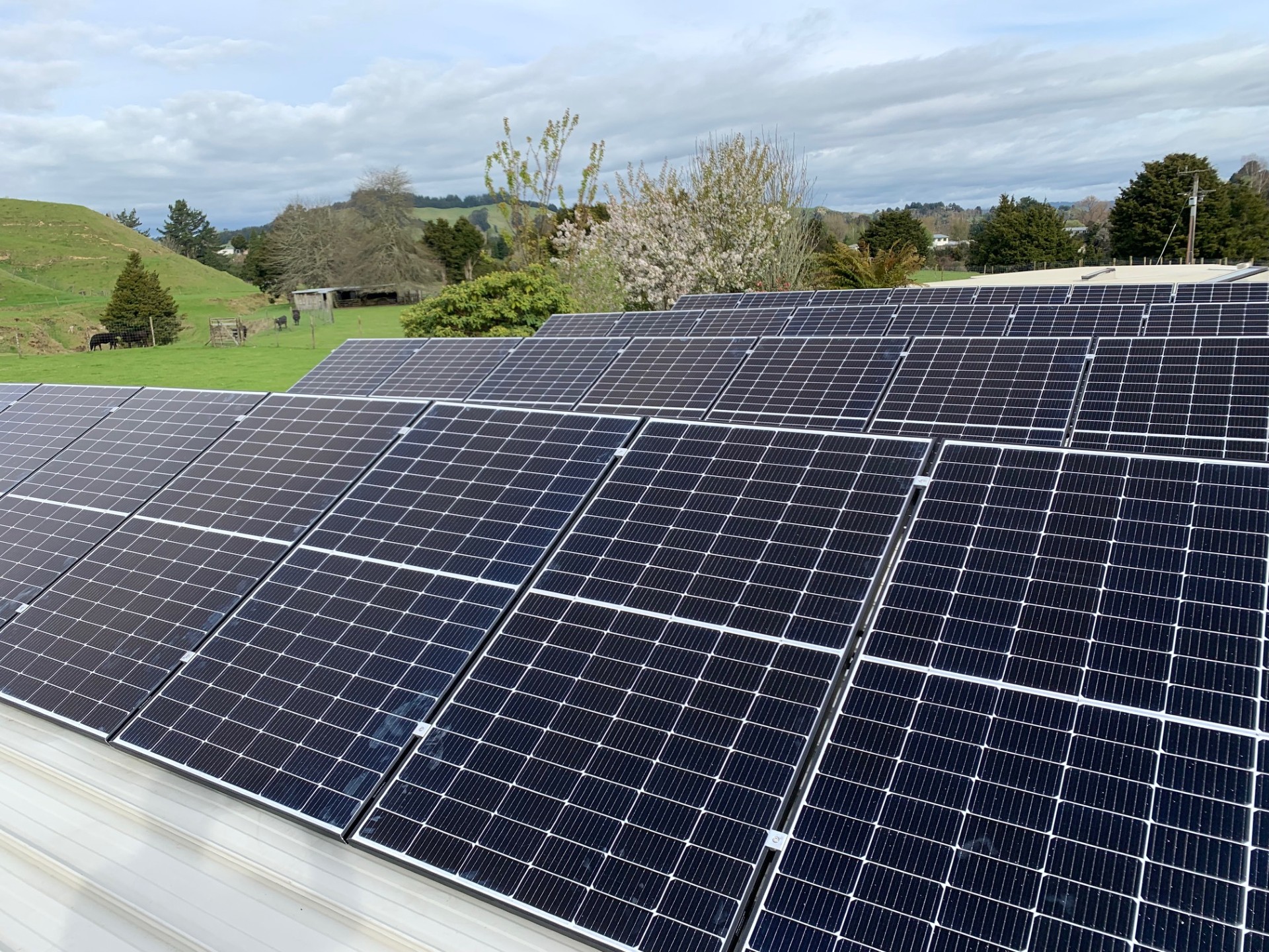 Rural solar installation